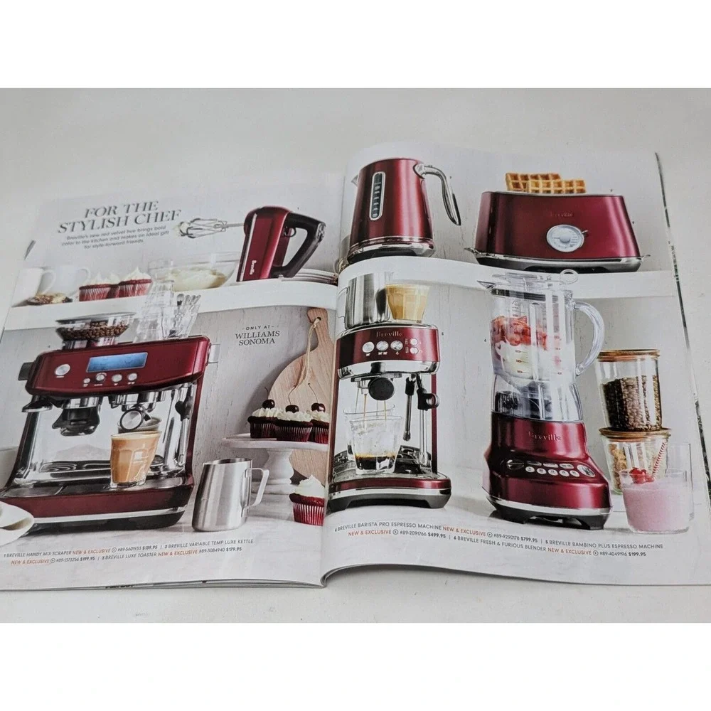 Williams Sonoma Catalog Holiday 2021 Look Book  Thanksgiving Kitchen Decor VTG‎